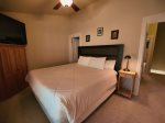 Master Bedroom with King Bed located on the third floor